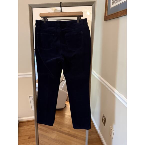 NEW Talbots Simply Flattering 5 Pocket Corduroy Pants 14P Dark GreenWomen’s - Picture 4 of 6